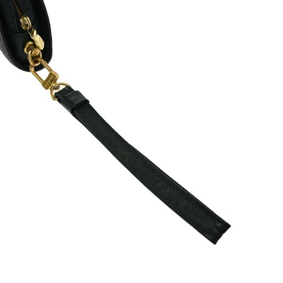 LOUIS VUITTON LV Logo BAIKAL Clutch Hand Bag Taiga Leather Epicea M30184 02EE828 - Picture 9 of 16